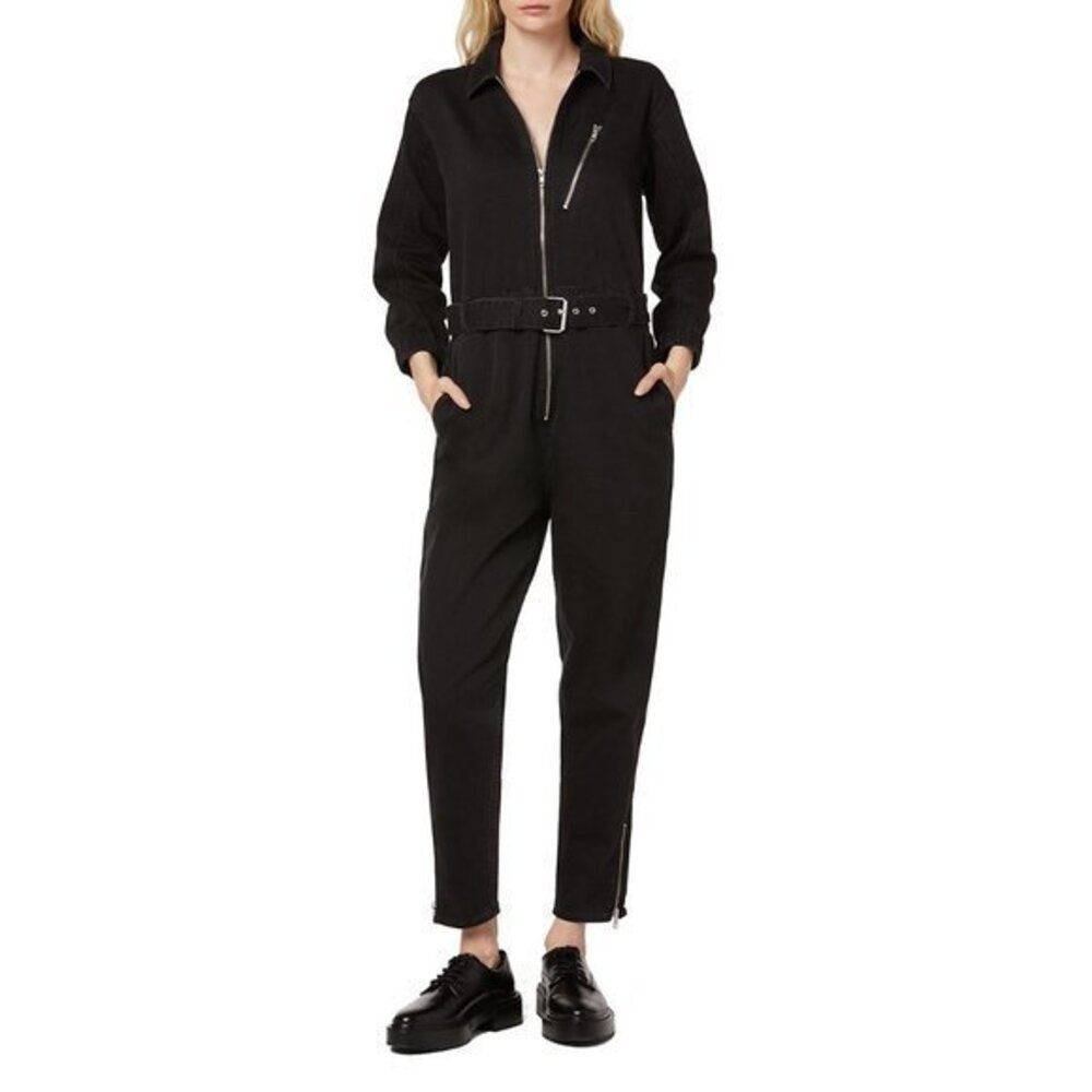 NWOT Joe's Jeans The CALIPSO BLACK DENIM JUMPSUIT SIZE M